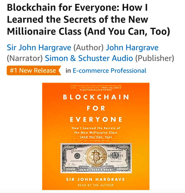 Blockchain for Everyone description on Amazon.